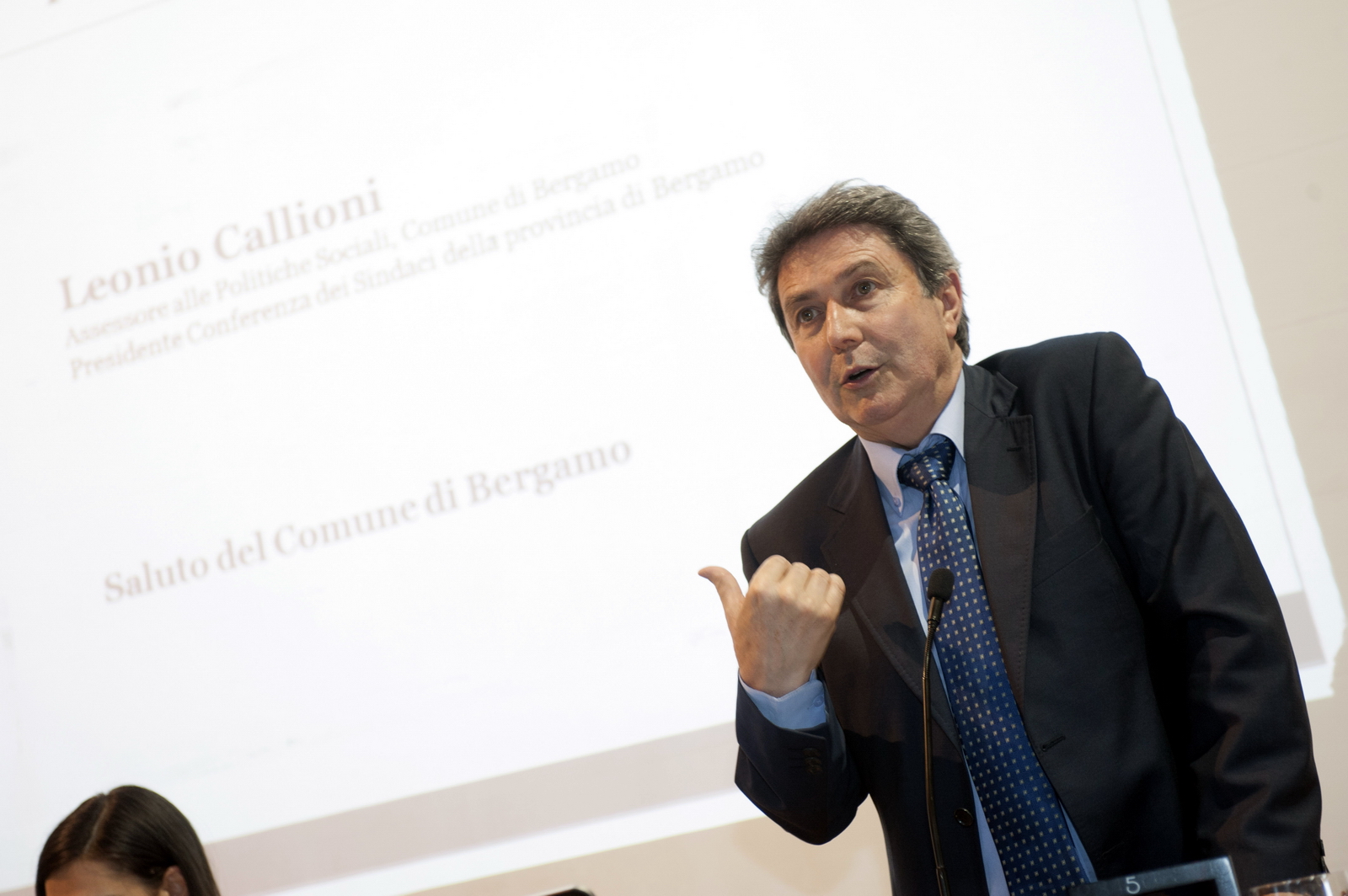 28.6.2013 Interviene Leonio Callioni, Assessore Politiche Sociali, Comune di Bergamo