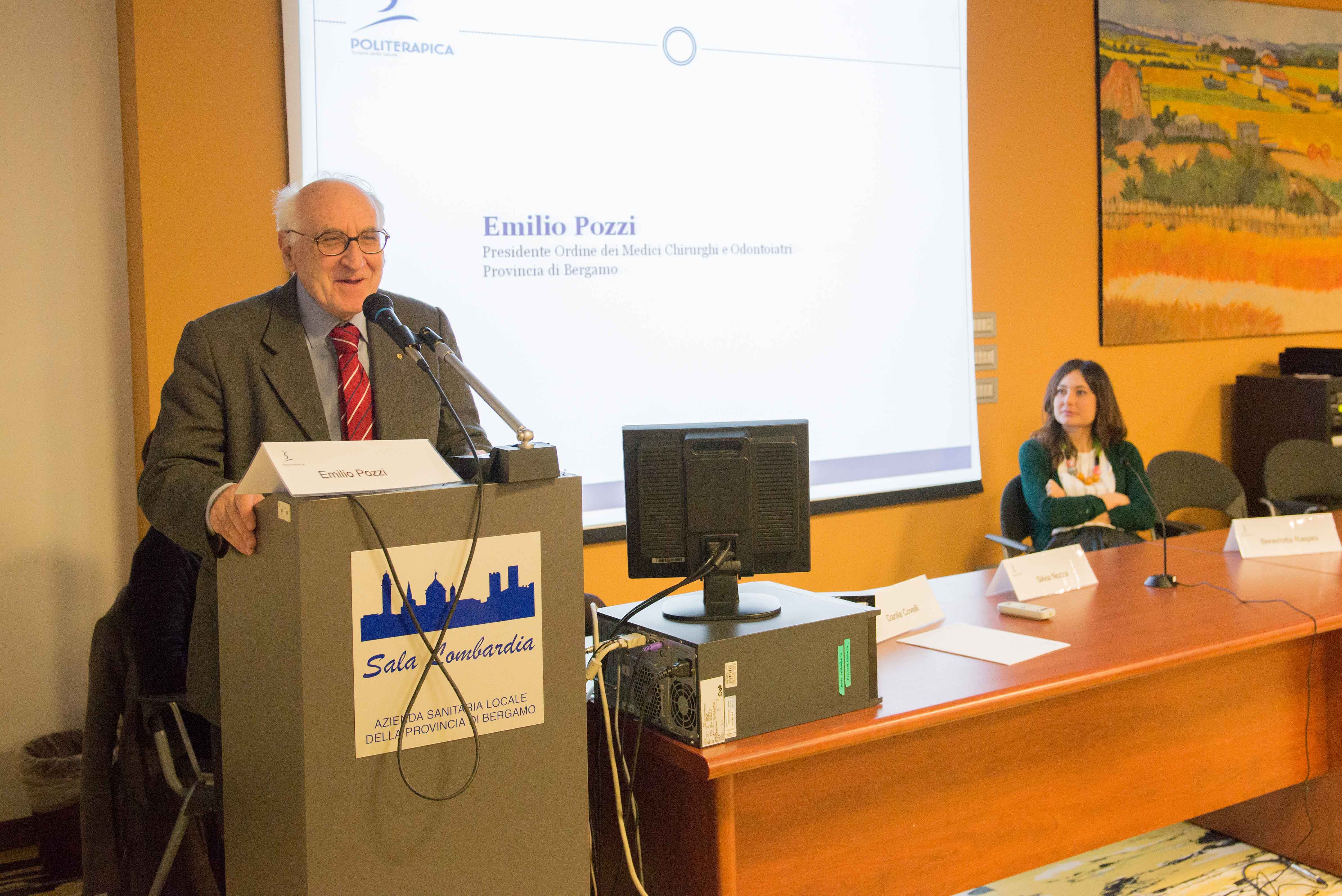 3.3.2015 - Interviene Emilio Pozzi, Presidente Ordine dei Medici Bergamo