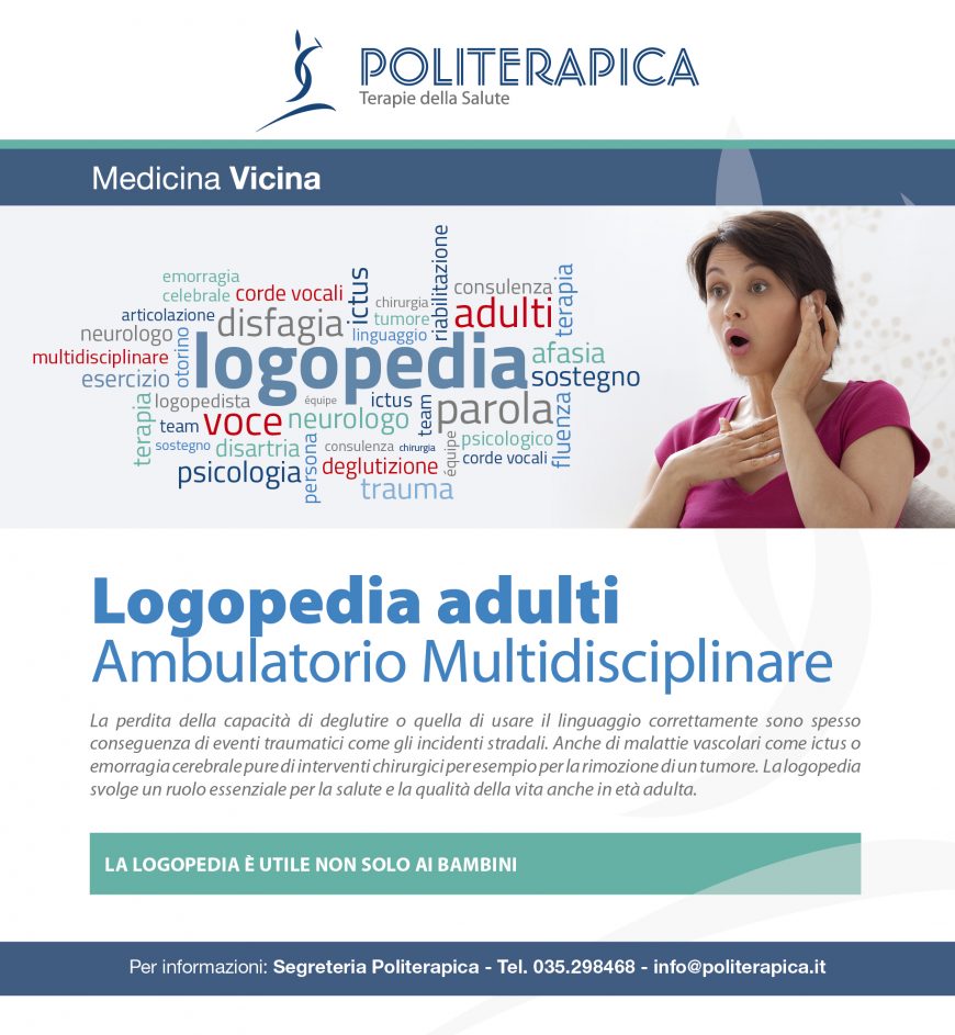 Ambulatorio Logopedia Adulti in Politerapica