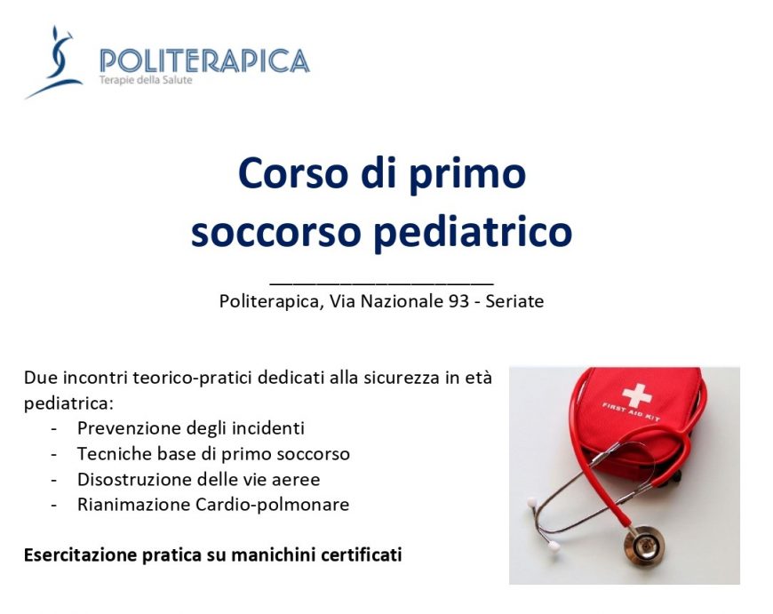 Primo soccorso pediatrico da conoscere